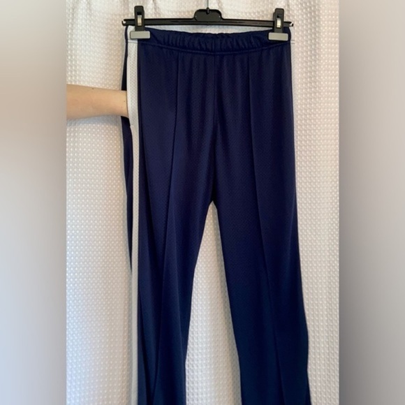 Vintage REEBOK Y2K navy blue&white 2 pcs set tracksuit Jacket&pants Sz Medium - Picture 14 of 16
